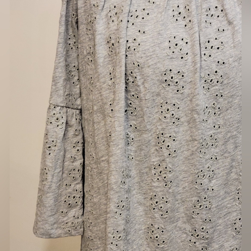 Sale NWT Style & co Eyelet BELL angel sleeve top - Picture 6 of 10